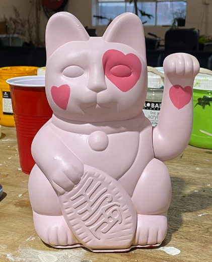 10 Οκτώβρη Παρασκευή - 18.30-20.30 - Make your own Maneki Neko painting