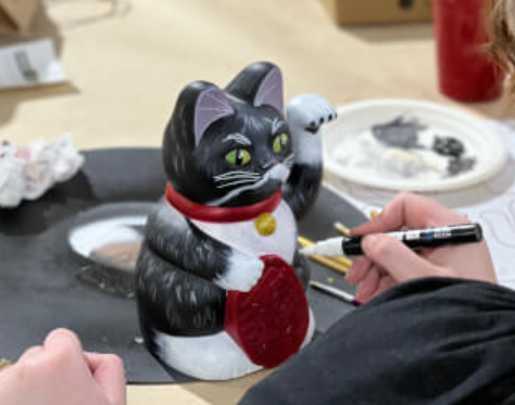 1 Νοεμβρίου 2025 - Δημοτική αγορά Κυψέλης- 🎃🐱 Halloween Cat Art Night! 🐱🎃